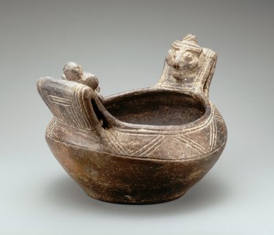 Two Headed Bowl by Taino Culture